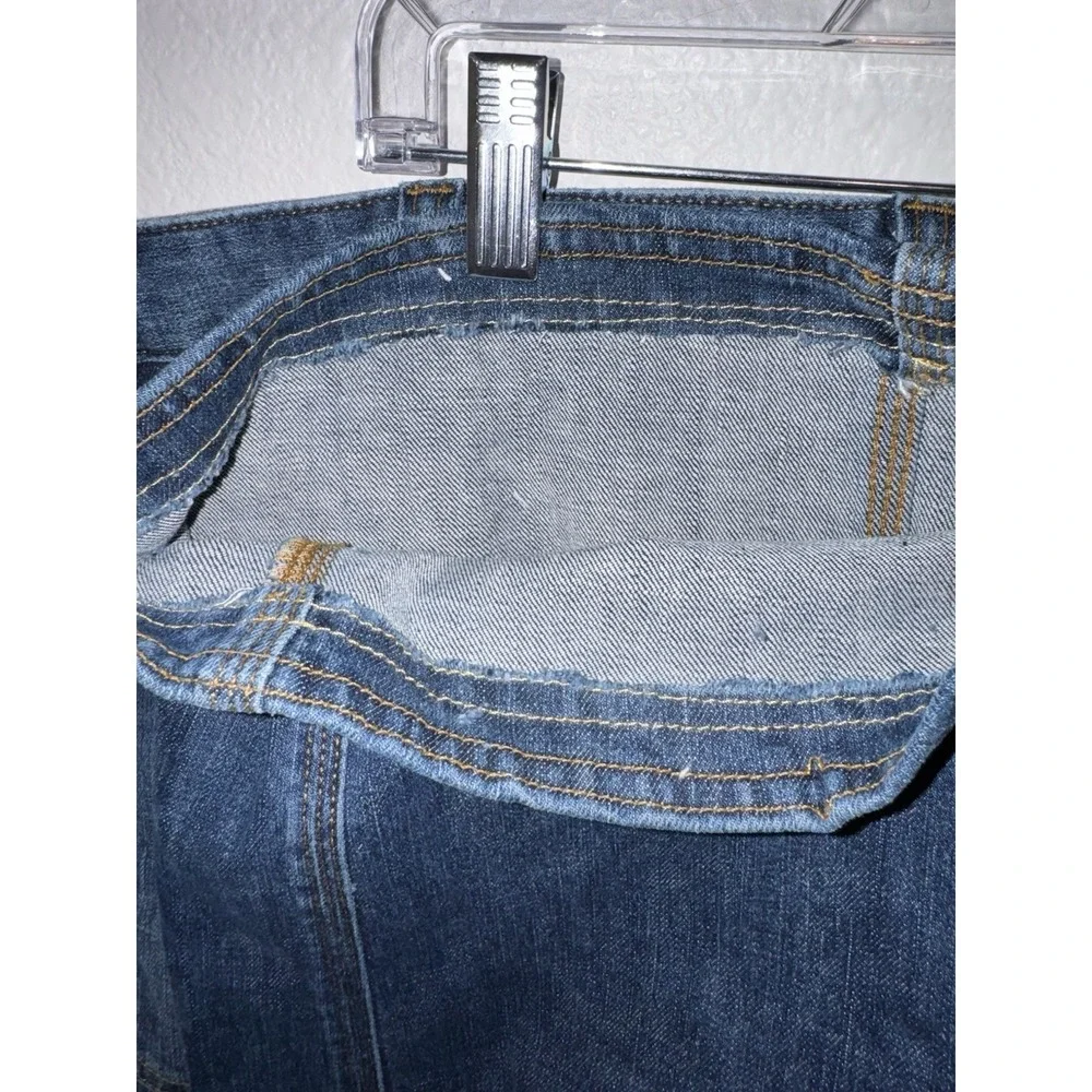 Duluth Trading Co Flex Ballroom Jeans Mens Size 44x29 Relaxed Fit HEMMED Read